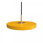 Kollane LED rippvalgusti metallist varju &oslash; 15 cm Asteria Micro - UMAGE