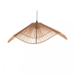 Kuldset v&auml;rvi rippvalgusti, mille varju on paberist kootud &oslash; 62 cm Sombra - Leitmotiv