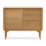 Tammedekooriga madal kummut 105x86 cm Lenon - Kave Home