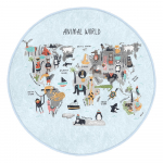 Helesinine laste vaip &oslash; 100 cm Comfort - Mila Home