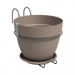 Taaskasutatud plastikust rippuv lillepott &oslash; 20 cm Capri - Artevasi