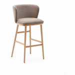 Helepruun baaritool (istme k&otilde;rgus 75,5 cm) Ciselia - Kave Home