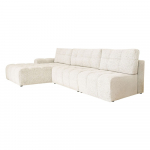 Kreem modulaarne nurgadiivanvoodi koos panipaigaga (vasak nurk) Lulu &ndash; Miuform