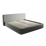 Hall polsterdatud kaheinimesevoodi koos voodip&otilde;hja ja panipaigaga 180x200cm Kiana - Makamii