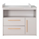 Helehall m&auml;hkimisalusega laste kummut 107x98x75 cm Lea - Roba