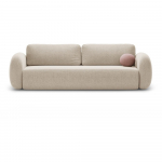 Beež sametist lahtik&auml;iv hoiuruumiga diivan 262 cm Tonale &ndash; Cosmopolitan Design