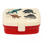 Punane-kreem laste suupistekarp Prehistoric Land - Rex London