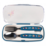 Sinised roostevabast terasest laste s&ouml;&ouml;giriistad 2 tk Fairies in the Garden - Rex London