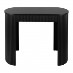 Must metallist konsoollaud 40x100 cm Estriado &ndash; Leitmotiv