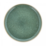 Valge/roheline kivikeraamikast magustoidutaldrik &oslash; 21 cm White/Green - Bitz