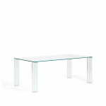 Klaasist s&ouml;&ouml;gilaud 100x200 cm Adularia - Kave Home