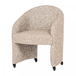 Beež polsterdatud kontoritool Cordo - WOOOD