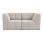 Beež sametist diivan 180 cm Aloha - Makamii