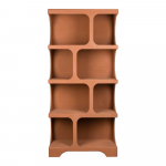 Terrakota raamaturiiul 85x180x37 cm Dundee - Dutchbone