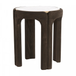&Uuml;mmargune abilaud kiviplaadiga &oslash; 45 cm Ali - Light & Living