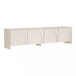 Kreemikas televiisorilaud 180x45x32 cm Aurelia - Kalune Design