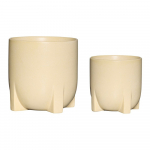 Keraamilised k&auml;sit&ouml;&ouml; lillepoti katted komplektis 2 tk &oslash; 21 cm Up - H&uuml;bsch
