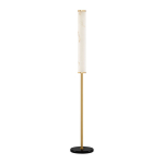 Valge/messingiv&auml;rvi LED-p&otilde;randalamp marmorist dekooriga (k&otilde;rgus 140 cm) Nolia - Nova Luce
