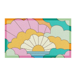 Matt taaskasutatud plastist 40x70 cm Elizabeth Olwen - Artsy Doormats