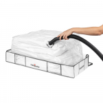 Vaakumkangast-plastikust hoiukast voodi alla 105x45x15,5 cm Life &ndash; Compactor