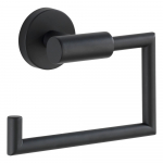 Mattmust seinale paigaldatav roostevabast terasest tualettpaberihoidja Bosio - Wenko