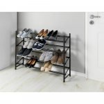 Reguleeritav libisemisvastase viimistlusega jalatsiriiul Hero - Wenko