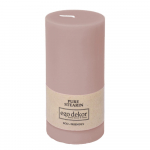 Puuderroosa s&otilde;bralik k&uuml;&uuml;nal, p&otilde;lemisaeg 50 h Eco - Eco candles by Ego dekor