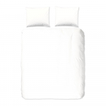 Valge puuvillane kahekohaline voodipesu, 200 x 220 cm. Uni - Good Morning