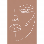 Plakat 29x41 cm Woman Face &ndash; Veronika Boulov&aacute;