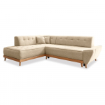 Beež nurgadiivanvoodi (vasak nurk) Dazzling Daisy - Miuform