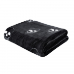 Tumehall mikropl&uuml;&uuml;sist laste tekk 130x170 cm Skulls - Catherine Lansfield