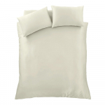 Beež satiinist voodipesu &uuml;heinimesevoodile 135x200 cm Silky Soft - Catherine Lansfield