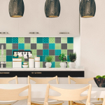 15 dekoratiivse seinakleebise komplekt , 15 x 15 cm Sofia - Ambiance