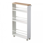 Valge metallist vannitoa riiul 13x80,5 cm Tower - YAMAZAKI