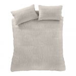 Beež voodipesu kaheinimesevoodile 200x200 cm Seersucker - Catherine Lansfield