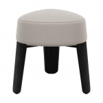 Must/beež taburet Kuon - Blomus