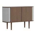 Hallikaspruun madal kapp tammepuust 109x75 cm Treasures - UMAGE