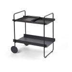 Metallist serveerimislaud ratastel 40,5x61 cm A-Cocktail - Zone