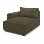 Heleroheline velvetist diivanimoodul, vasak nurk Nihad modular - Bobochic Paris