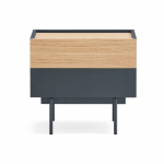 Antratsiitne-puiduv&auml;rvi tammedekooriga &ouml;&ouml;kapp Otto - Teulat