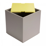 Kollane-hall tuhkpuidust kast 40x45 cm Vault - H&uuml;bsch