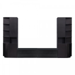 Must m&auml;nni t&auml;ispuidust TV-komplekt 356x210 cm Finca &ndash; WOOOD