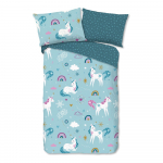 Flanellist laste voodipesu &uuml;heinimesevoodile 140x200 cm Snowycorn - Good Morning