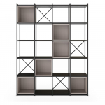 Must-kreem raamaturiiul 140x179 cm Anya - Marckeric