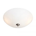 Valge laevalgusti klaasist varjuga &oslash; 43 cm Polar &ndash; Marksl&ouml;jd