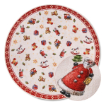 Punane j&otilde;ulumotiividega &uuml;mmargune vaip &oslash; 150 cm Red Christmas &ndash; Villeroy&Boch