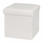 Valge bukleekangast tumba Ecru - Casa Selecci&oacute;n