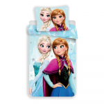 Puuvillane laste voodipesu &uuml;heinimesevoodile 140x200 cm Frozen "Light blue" - Jerry Fabrics