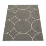 Tumehall sise/v&auml;lisvaip 70x100 cm Boo Charcoal Linen &ndash; Pappelina