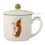 J&otilde;ulumotiiviga kruus ja keraamiline s&otilde;el 300 ml Valentin - Bloomingville